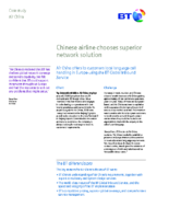 BT x Air China network solution case study